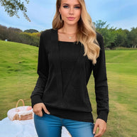 Damen Pullover mit Zopfmuster WW