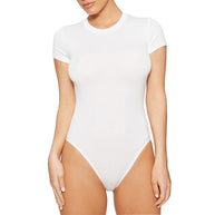 Damen Body mit kurzem Arm und figurbetontem Schnitt WW