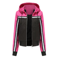 Damen sportliche Jacke mit modernen Streifenelementen WW