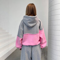 Damen sportliches Sweatshirt- und Hose-Set WW