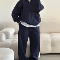 Damen Sportlicher Pullover mit hohem Kragen WW