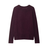 Damen Pullover mit V-Ausschnitt und weichem Material WW