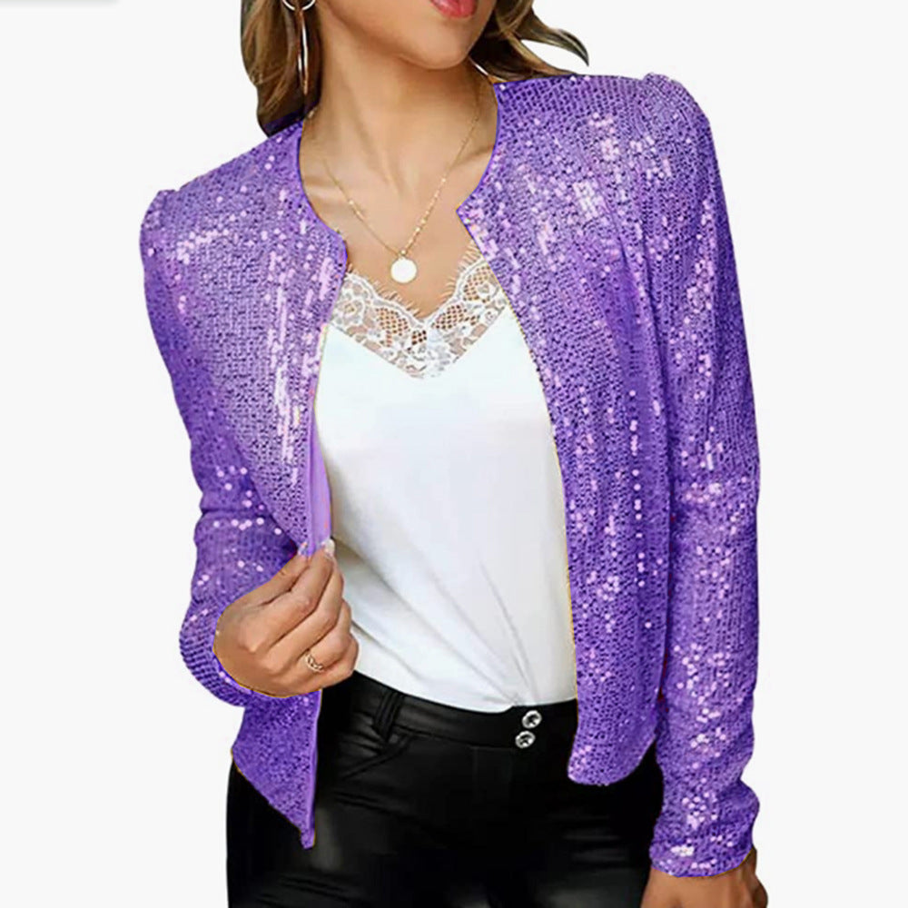 W&W Mode | Elegante Paillettenjacke Für Damen
