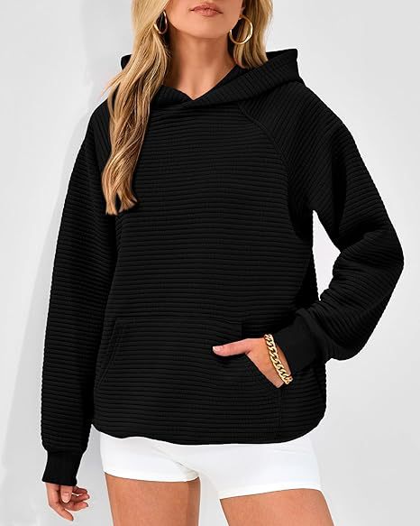 Damen Hoodie mit strukturiertem Design und bequemer Passform WW