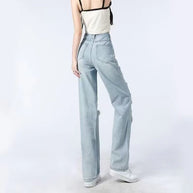 WW Damenjeans mit zerrissenen
