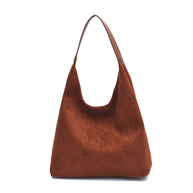 Damen Soft Suede Hobo Tasche WW