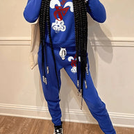 Damen Trainingsanzug mit modernem Bunny-Motiv WW