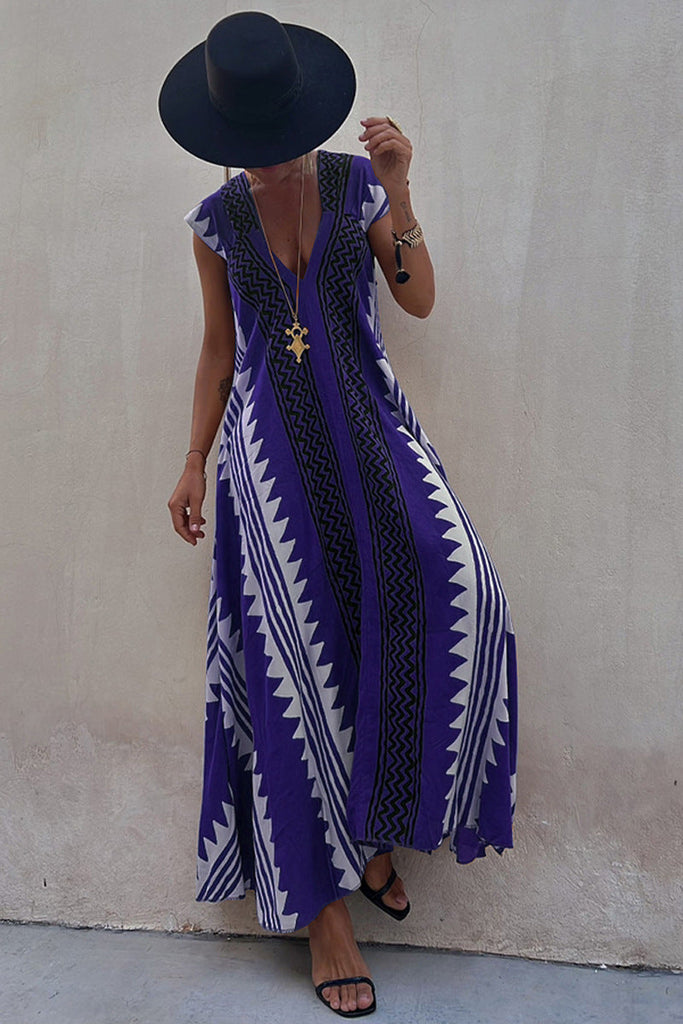 WW | Lässiges Kleid Urlaub Damen Lockeres Kleid