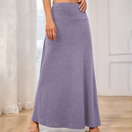 Damen nahtloser Maxirock W&W