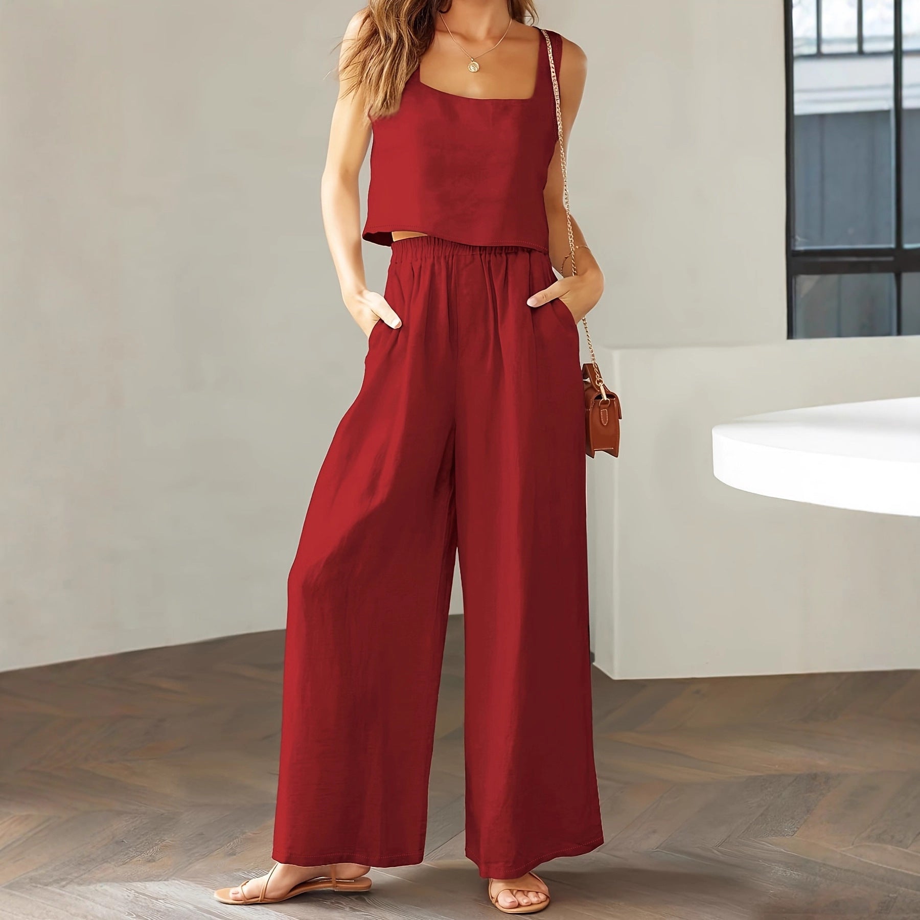 Damen Weitgeschnittene Jumpsuit WW