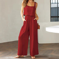 Damen Weitgeschnittene Jumpsuit WW