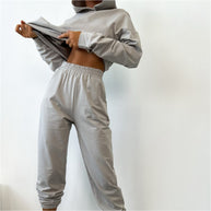 Damen Sportliches Sweatshirt- und Jogginghose-Set WW