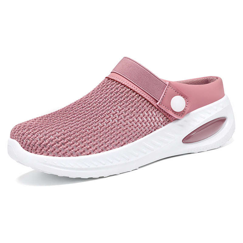 Damen Leichte Clogs mit atmungsaktivem Obermaterial und flexiblem Fußbett WW