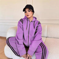 Damen Sportlicher Jumpsuit mit hohem Kragen und seitlichem Reißverschluss WW