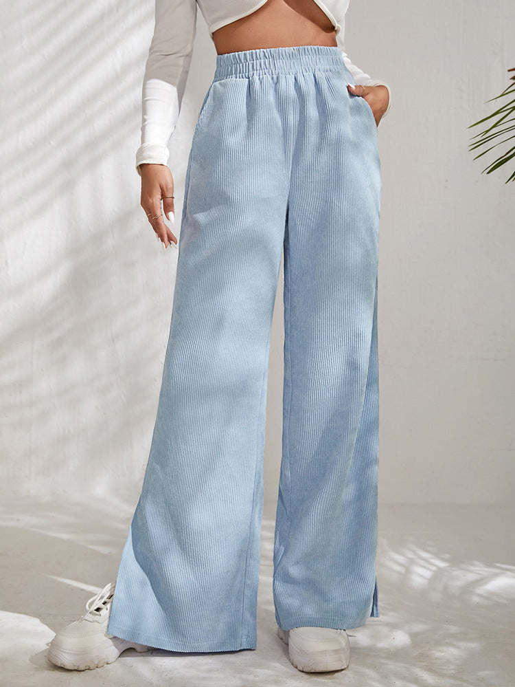 WW mit hoher Taille und Cordstoff