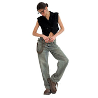 Damen Relaxed Fit Jeans mit lässigem Schnitt und hochwertigen Materialien WW