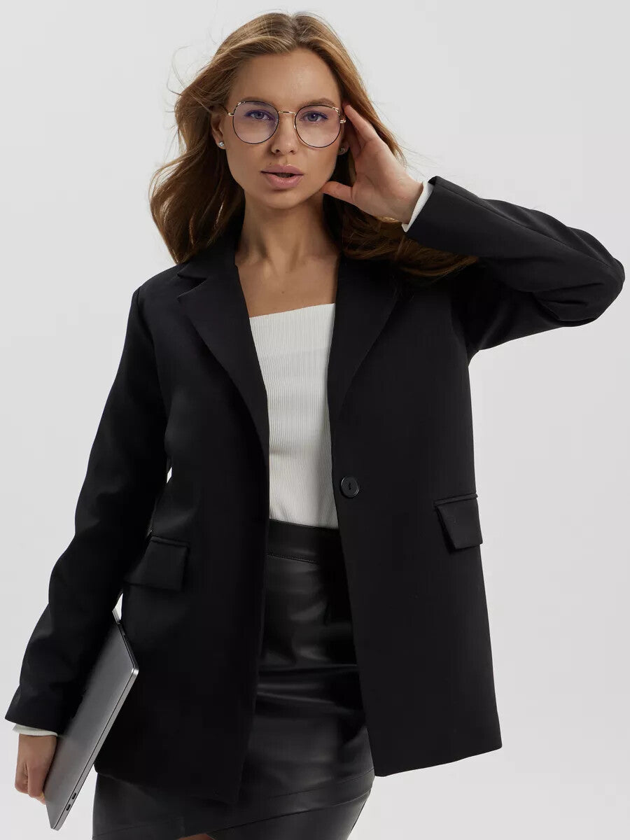 Damen eleganter, taillierter Blazer im modernen Schnitt WW