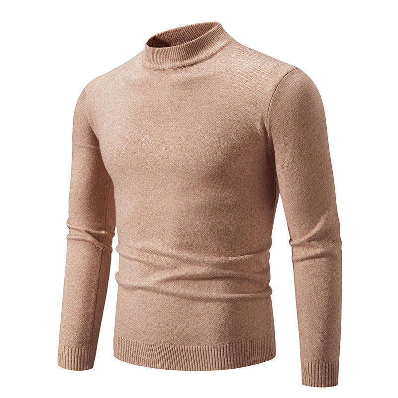 Herren Rollkragenpullover aus weichem Strickmaterial WW