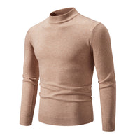 Herren Rollkragenpullover aus weichem Strickmaterial WW