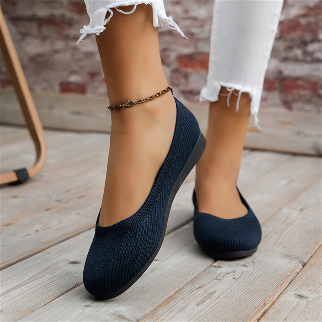 WW | Ballettplatte Strickschuhe