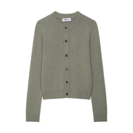 Damen Strickjacke mit durchgehender Knopfleiste und feiner Textur WW