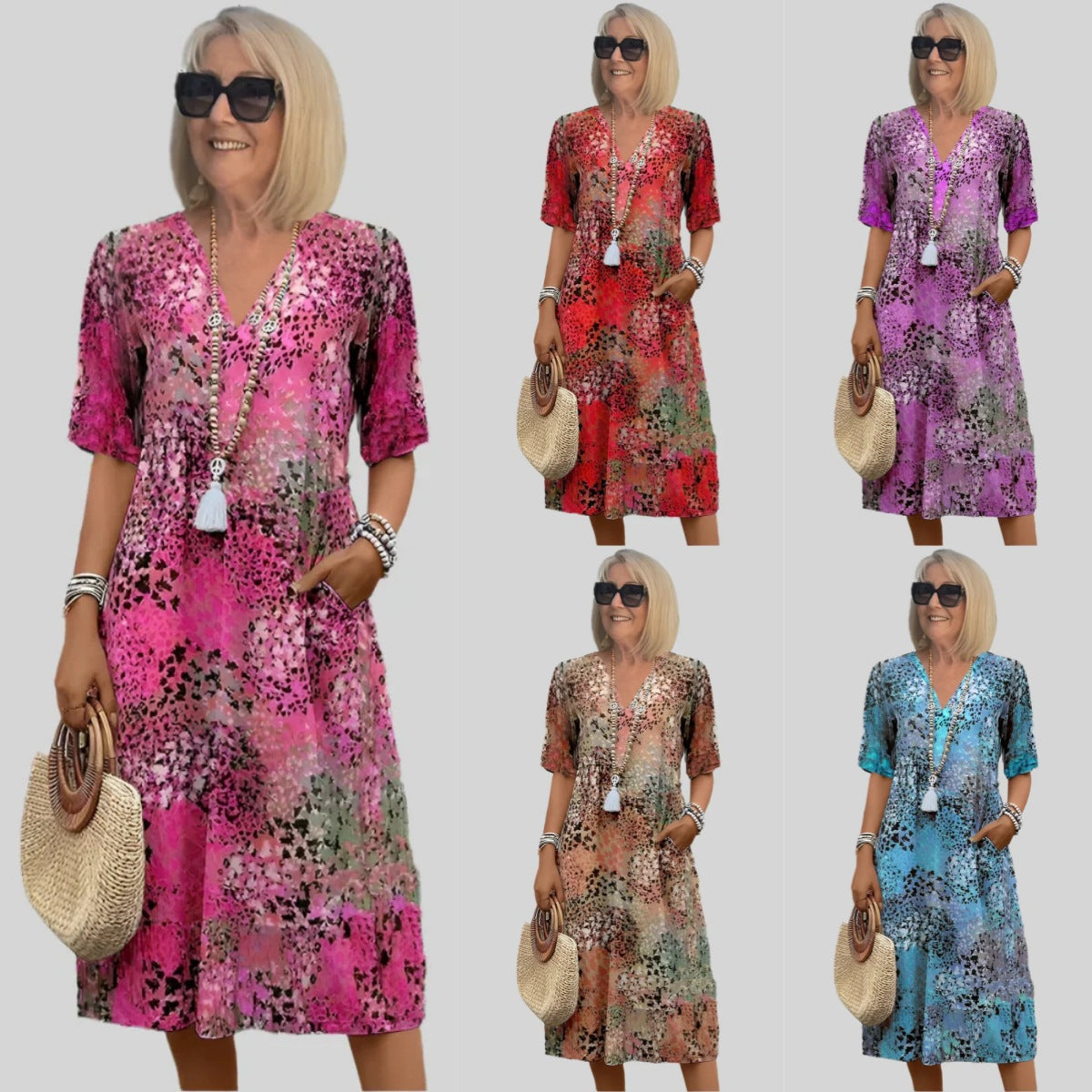 Damen luftiges Sommerkleid WW