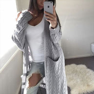 Damen Strickjacke mit Taschen WW