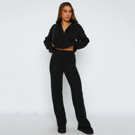 Damen bequeme und stylische Sweatshirt-Hose-Kombination WW