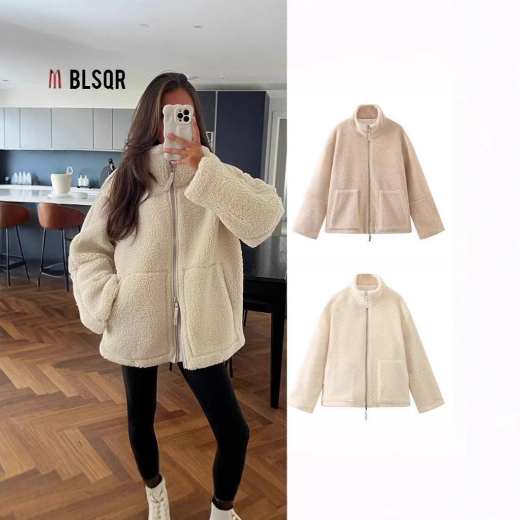 Femme Cozy Sherpa Zip-Up Jacke WW