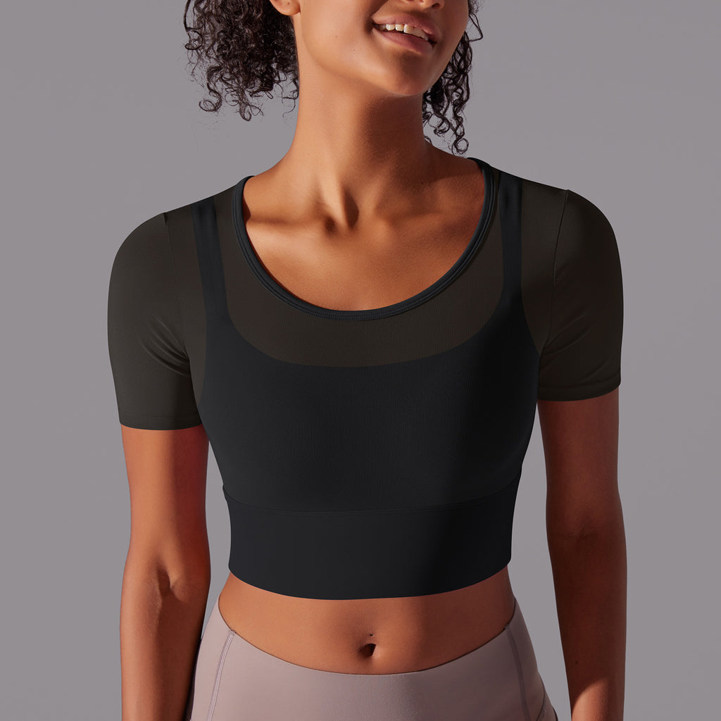 Damen Fitness Crop Top WW
