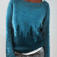 WW Waldmuster Pullover-Sweater