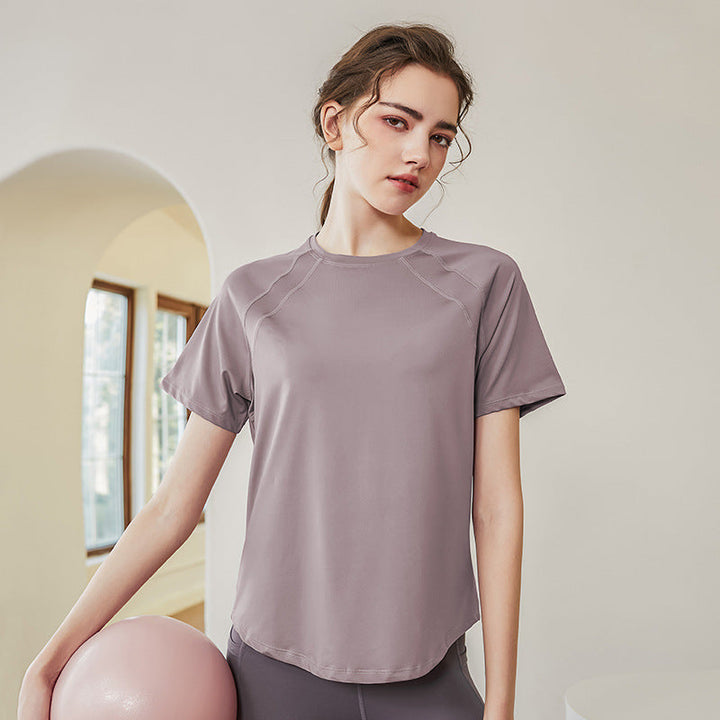 W&W Mode | Sporttops Für Damen Atmungsaktive T-shirt Mit Kurzen Ärmeln