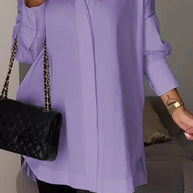 WW | Einfacher Pullover Langarmshirt
