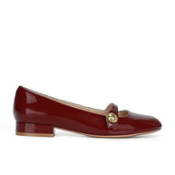 Damen Ballerinas mit dekorativer Schnalle und komfortablem Blockabsatz W&W