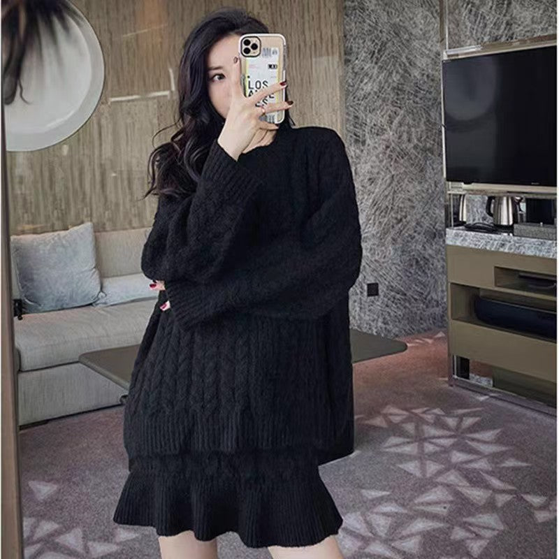 Damen Strickjacke mit dekorativem Zopfmuster und Knopfdetails WW