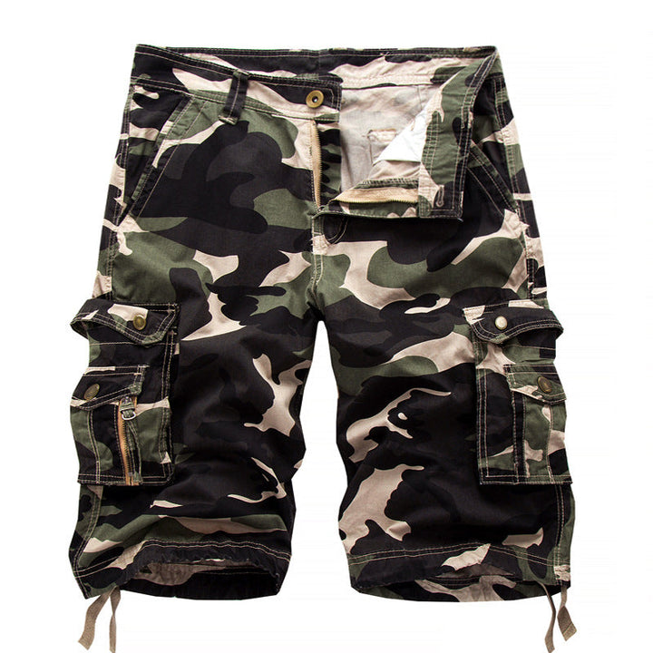 Herren Cargo-Shorts mit Mehrfachtaschen-Nutzungsdesign W&W Mode