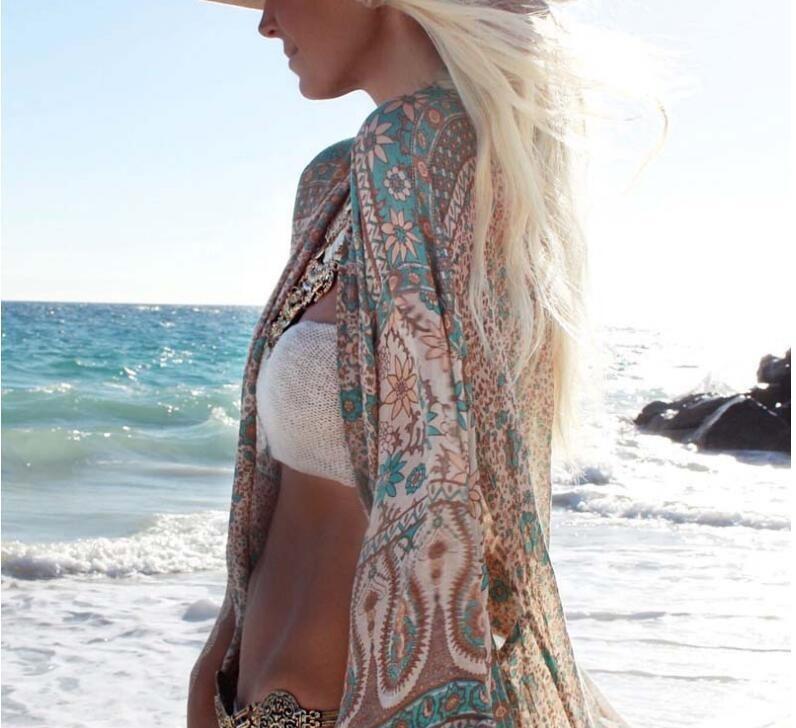 Damen Strandkimono WW