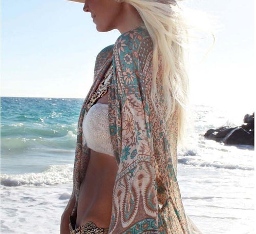 Damen Strandkimono WW