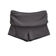 Damen Sportliche Jersey-Shorts mit breitem Bündchen WW