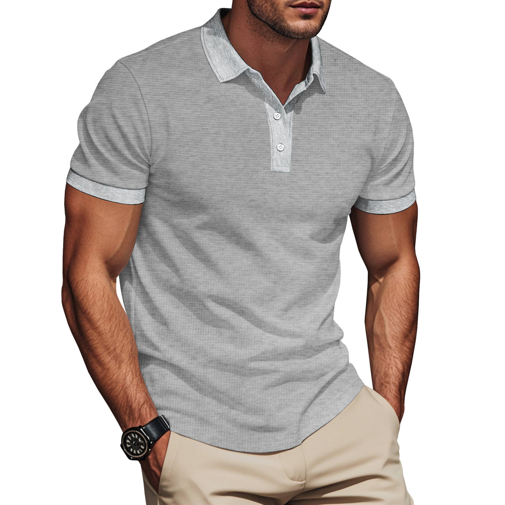 Herren Polo-Shirt mit strukturiertem Gewebe und modischen Akzenten WW