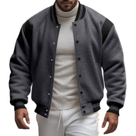 Herren sportliche Collegejacke WW