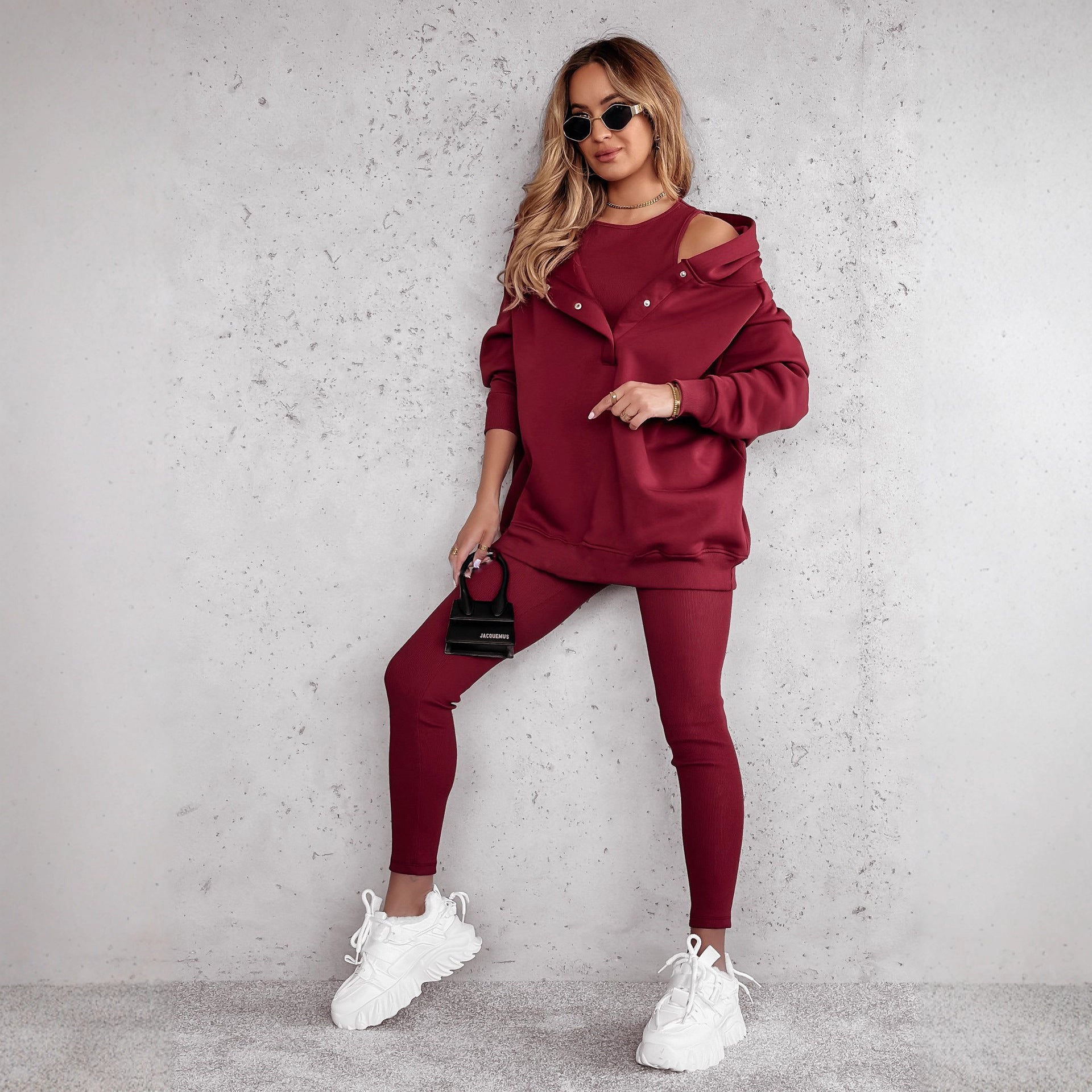 Damen Sportives Oversized Sweatshirt WW