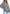 Damen gestreifter Sweatshirt mit modernem Schnitt und Kontrastdetails WW