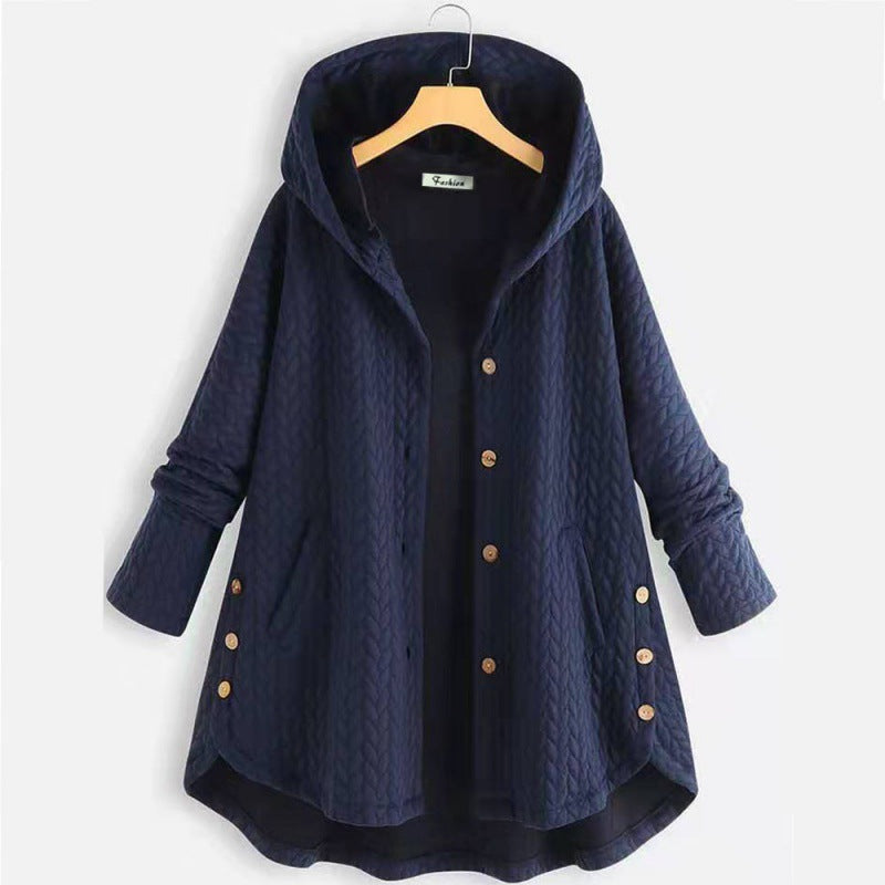 Damen Freizeitjacke mit Kapuze und praktischen Taschen WW