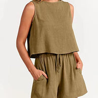 Damen Bequemes Jumpsuit mit weitem Schnitt und praktischen Taschen WW