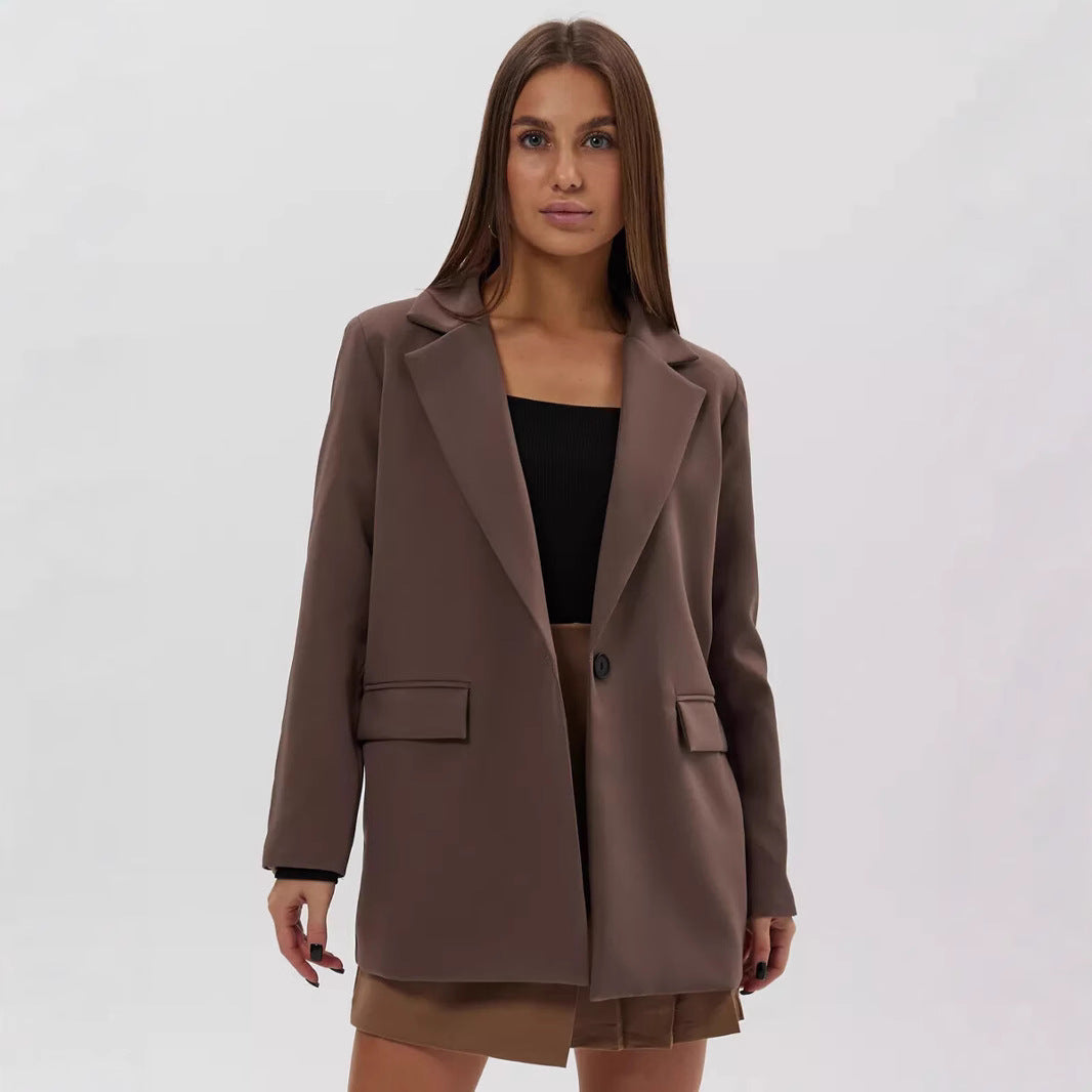 Damen eleganter, taillierter Blazer im modernen Schnitt WW