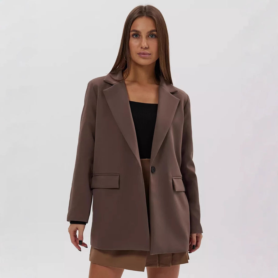 Damen eleganter, taillierter Blazer im modernen Schnitt WW