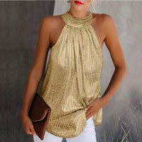 Damen Abend-Top mit raffiniertem Schnitt WW