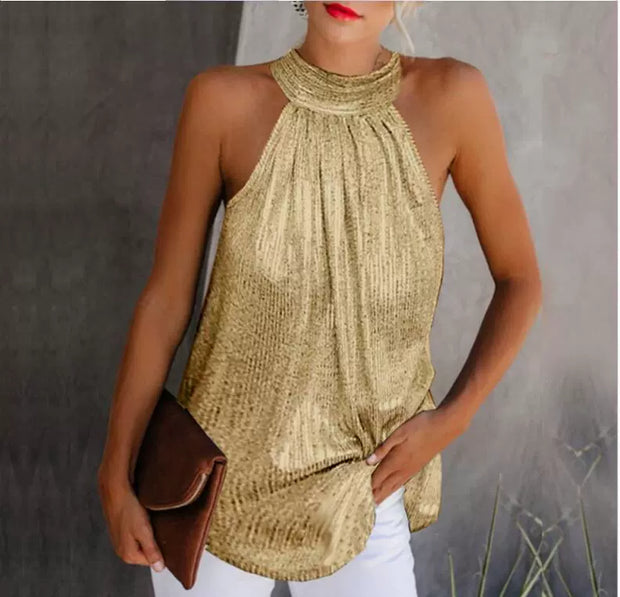 Damen Abend-Top mit raffiniertem Schnitt WW