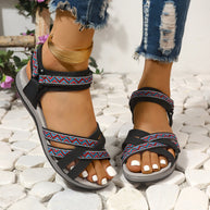 Damen Sportliche Sandalen mit verstellbaren Riemen und ergonomischer Fußbettung WW